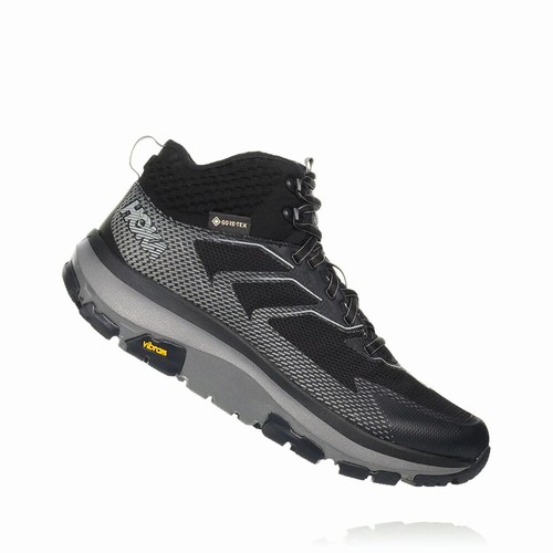 Hoka One One SKY TOA GORE-TEX Vegan Shoes For Men India Black/Grey IN-2761